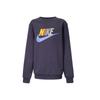Club K NSW FLC Crew LS HBR Fashionable Pullover Kids Tops Navy-Blue FD2992573