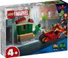 Игрушка LEGO Marvel Железный человек и Халк на мотоциклах - Подарок на день рождения, Конструктор, Развивающая игрушка для мальчиков и девочек, Возраст 4, 5, 6 лет, Товары Marvel, Фигурка