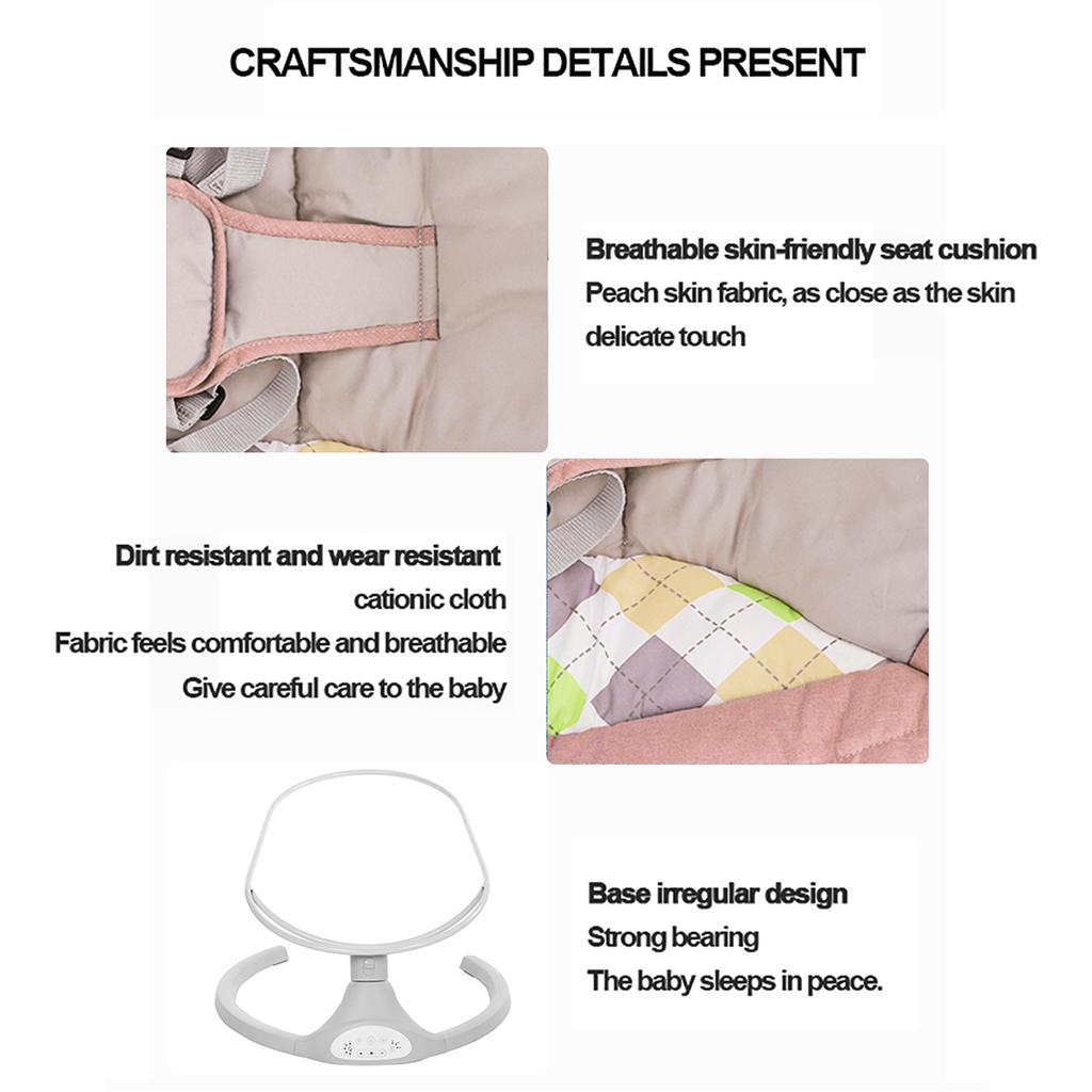 Электрические детские качели Kimbosmart, макс. 18 кг, люлька-качалка, кресло-качалка для младенцев