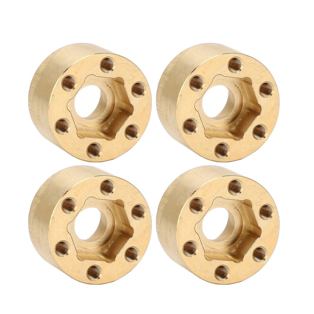 4 шт. колесный шестигранный ступичный расширитель латунный противоизносный колесный шестигранный расширительный адаптер для ступицы 1,9 дюйма 2,2 дюйма