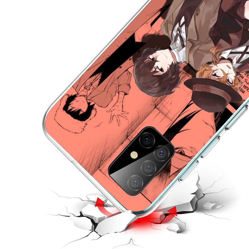 Bungo Stray Dogs Manga Phone Case For Samsung Galaxy A52 A32 A22 A12 A51 A31 A50S A30S A20S A10S Note 20 Ultra 10 Plus S10 A72 A