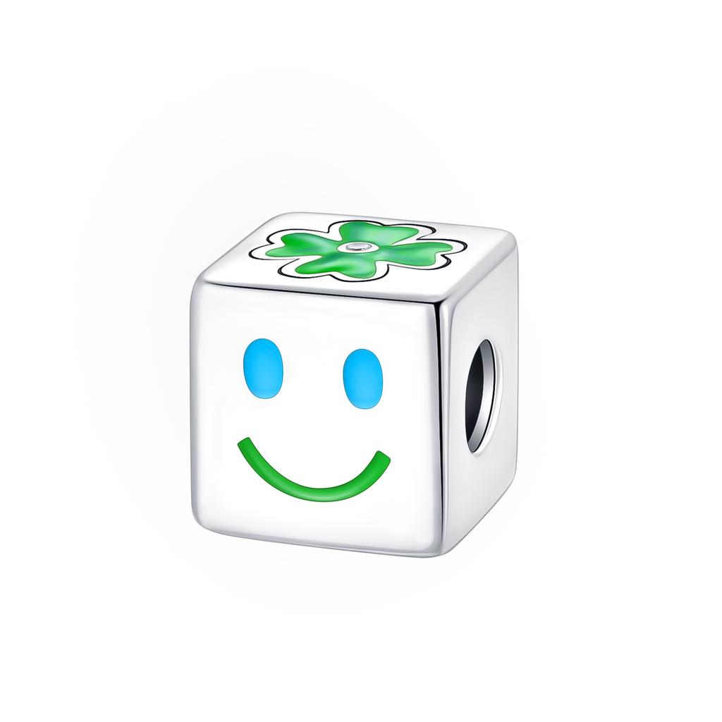 Copper Green Series Family Tree Of Life Lucky Clover Pendant Diy Beads Fit Original Charms Bracelet Women Jewelry