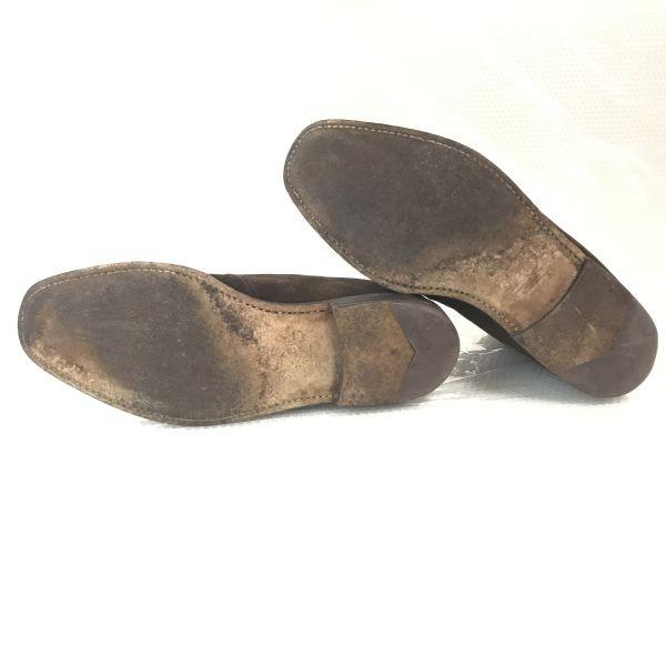 Bexley Handmade Suede Goodyear Chukka Boots 42.5 27-27.5cm Brown(USED)