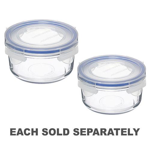 Glasslock Round Tempered Glass Food Container