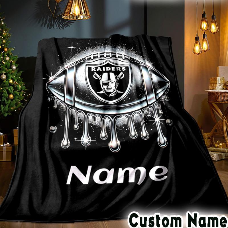 Custom Name Rider's Shield Emblem Throws Blanket Flannel Blankets for Couch Bed Gifts for Men Women Picnic blanket Christmas fan gifts