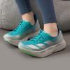 clear aqua / dark silver metallic / light grey