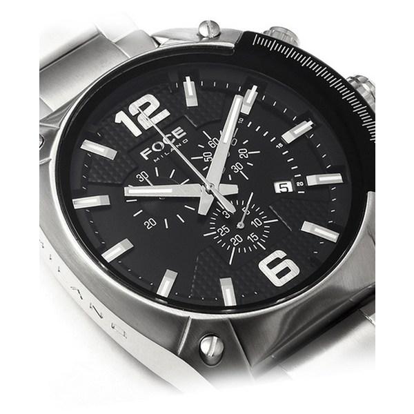 Мужские металлические часы Poce Milano Swiss Movement 49mm FM6737BK + Case,популярные корейские часы