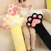Leg Pillow for Side Sleepers Long Cat Paw Pillow Elastic Fully Filling