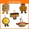 Egg Tarts Puffs Pancakes And Bagels Plush Pendants With Short Plush Filling For Kids And Adults