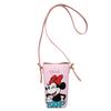 Notre Disney Officially Licensed Smartphone Shoulder Crossbody PVC Material with Wallet Pouch Women's Pouch, Bag, Bag, Belt, (Minnie)