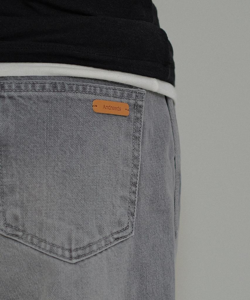 ANDNEEDS Brush Washed Denim (Gray)