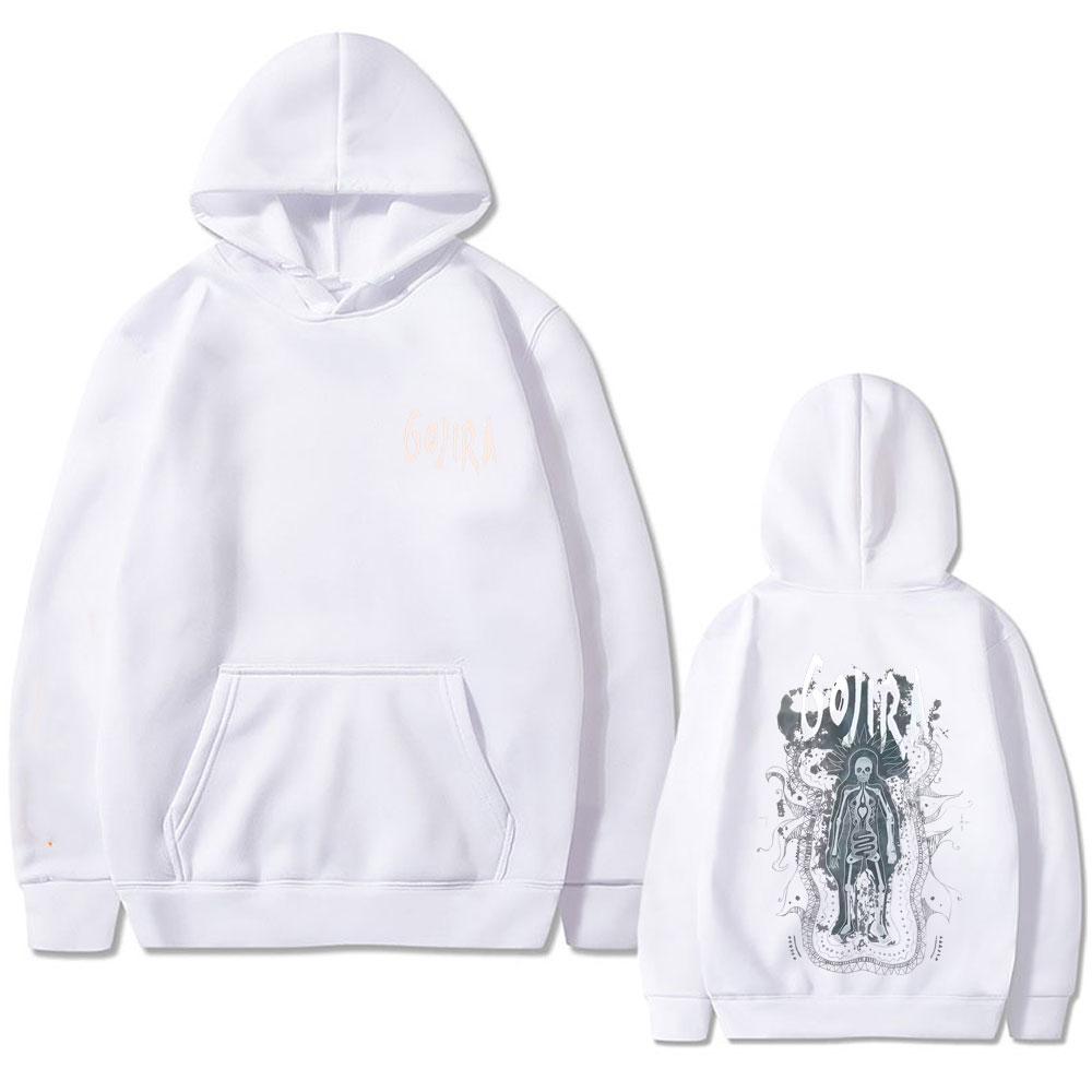 Металл Рок-группа Gojira The Flesh Alive Худи Мужчины Женщины Мода Популярная Уличная одежда Мужская Повседневная Популярные Хлопковые Худи с Капюшоном