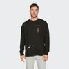Nike Пуловер с круглым вырезом и длинным рукавом с принтом Courtside NBA, мужские топы, черный DR6338-010