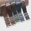 Extra Long Genuine Leather Burst-Pattern Watch Strap for Men & Women