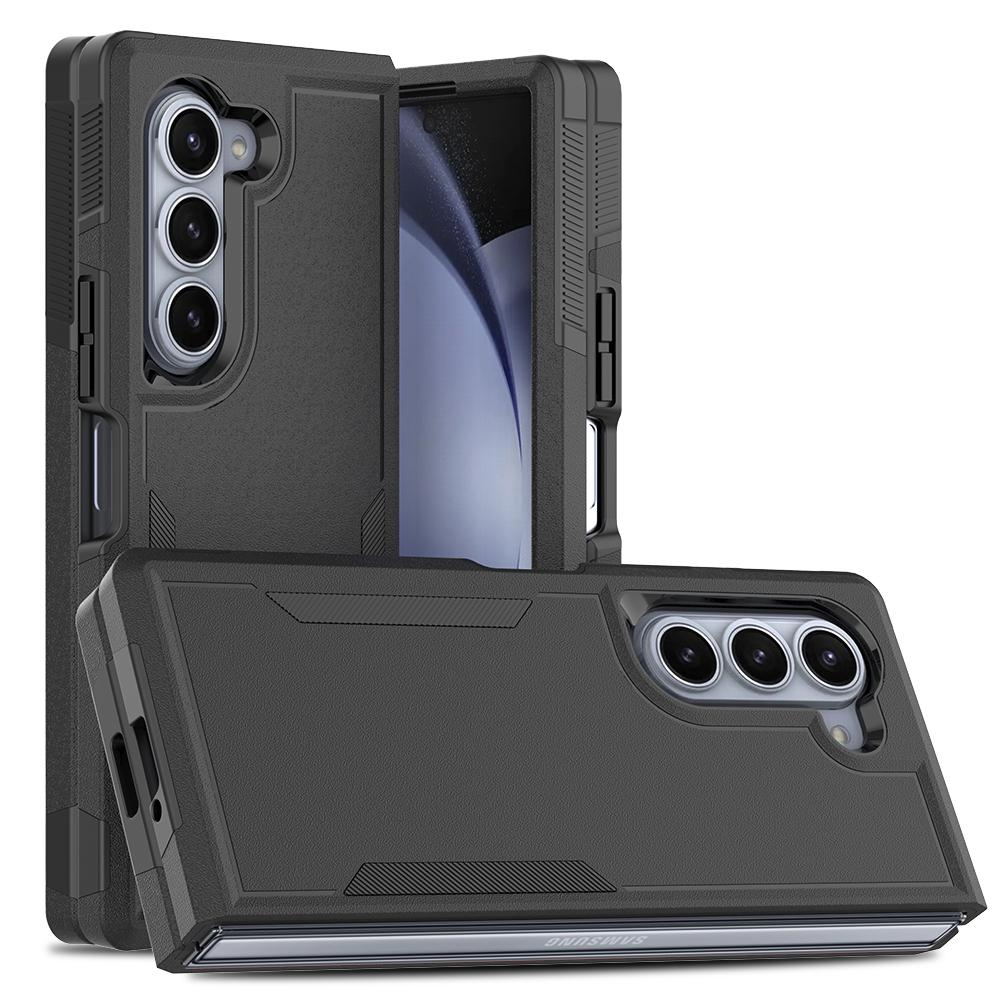 Бронированный противоударный чехол-защита Defender для Samsung Galaxy Z Fold 6 Fold 5 Fold 4, Гибридный ударопрочный защитный чехол из ПК+ТПУ