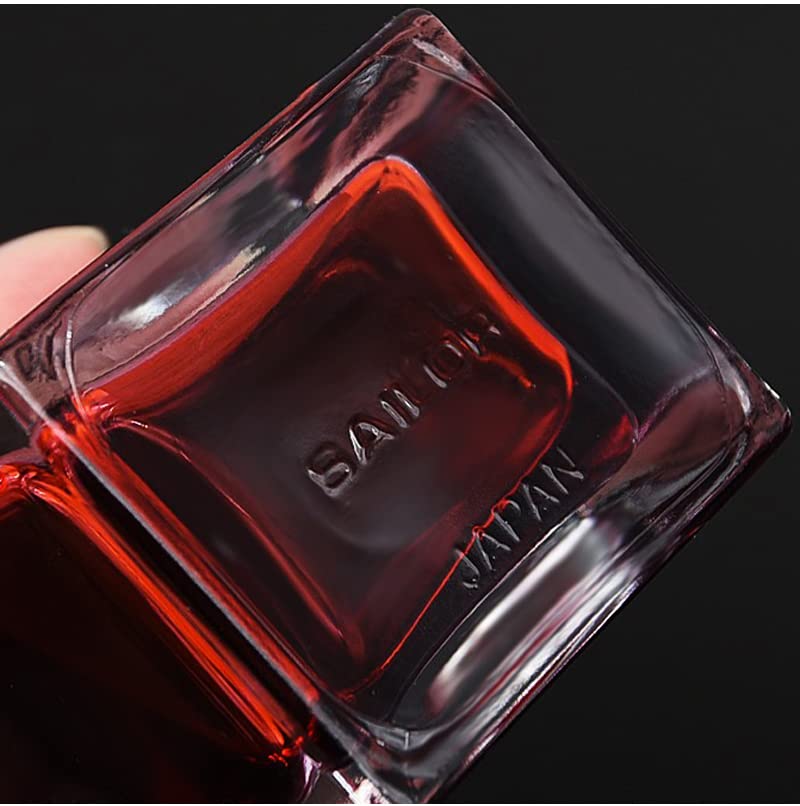 Sailor Fountain Pen SAILOR Original Bottled Ink, Square Bottle, 50ml, Hamanasu (Japanese Rose) 13-9744-205, Original Kujukuri Coast Limited Edition