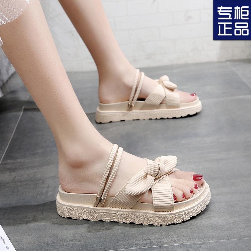 Интернет-знаменитость бант женский 2025 новый лето новый щедрый удобный легкий два способа носки сандалии фея ветер для улицы