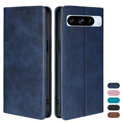 Роскошный магнитный чехол для телефона Google Pixel 8 7 6 Pro 8A 7A 6A 5A 4A 5 XL откидной кожаный чехол-книжка с чехлом-подставкой Funda