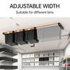 Overhead Garage Storage Rack Heavy Duty Steel Ceiling Mounted Bin Rack   for Garage Organization