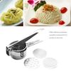 Manual Stainless Squeezer Food Steel Potato Ricer Kitchen Crusher Masher Tool