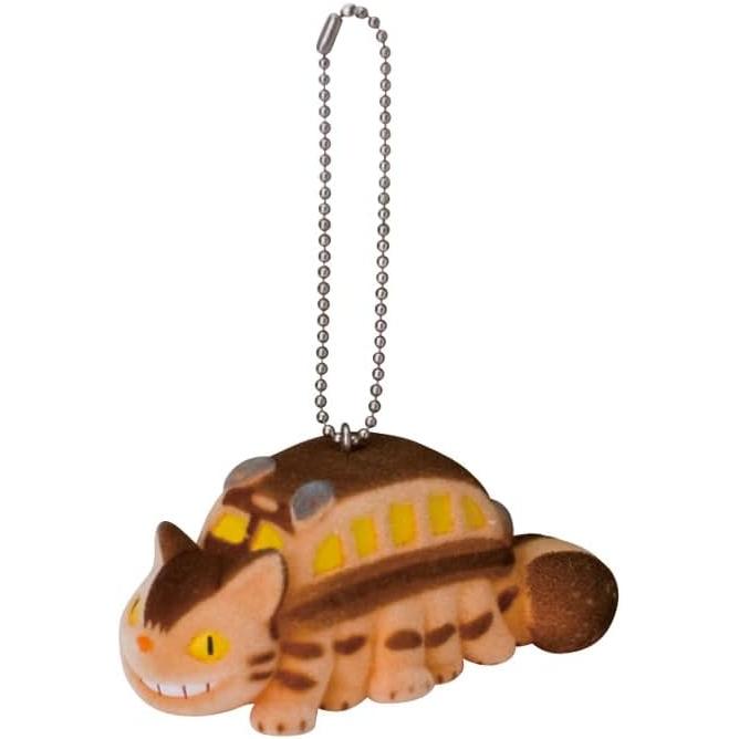 Sekiguchi Ghibli flocking key chain Nekobus
