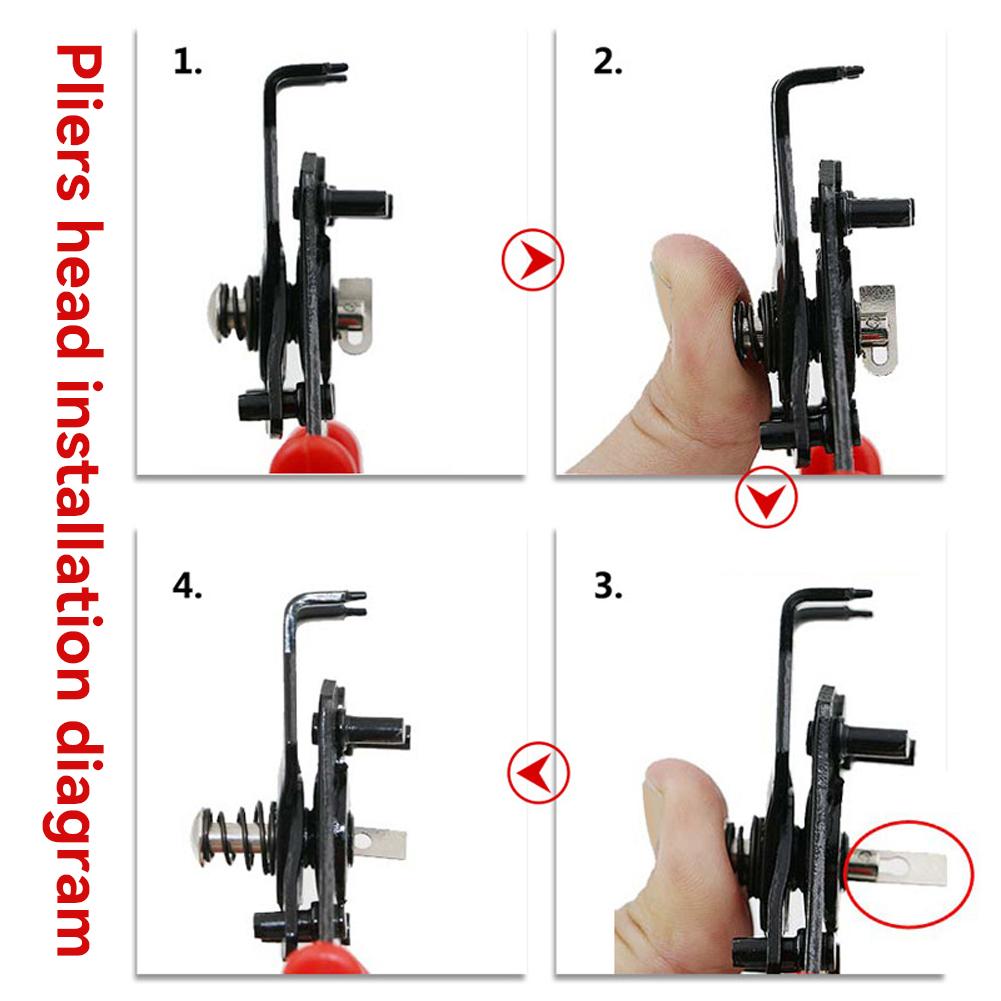 4 в 1 многофункциональный многофункциональный обжимной съемный набор плоскогубцев для стопорных колец плоскогубцы для стопорных колец набор ручных инструментов