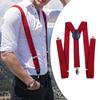 Clip-on Adult Y Shape Suspenders for Shirt Men Woman Suspender Support Elastic Adjustable Trousers Clothing Accessories