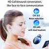 HiFi Bluetooth 5.0 CVC8.0 Стерео Беспроводная Bluetooth-гарнитура TWS с шумоподавлением