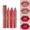 12 Colors Velvet Matte Lipsticks Pencil Waterproof Lasting Red Sexy Lip Stick Cup Tint Non-Stick Lip Long Lasting Moisturizing