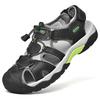 Mens Summer Sandals Genuine Leather Water Shoes Outdoor Beach Classic Rome Sandals Casual Lightweight