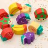 Itisyou Kneaded Mini Funny Cute Fruit Gourmet Shaped 100 Pieces Ластик, Ластик, Ластик, Ластик, Канцелярские принадлежности, Ластик,