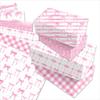 12 шт. Новая DIY упаковочная бумага Розовый бант Ручная работа Бумага для упаковки подарков 6 узоров Упаковочная бумага Свадьба