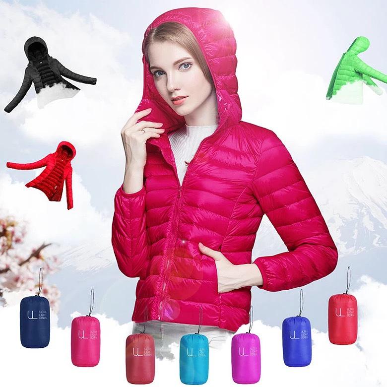 Down Jacket Women Coat Autumn Winter Spring Jackets for Warm Quilted Parka Ladies and Light 2022 Female Ultralight Hooded
