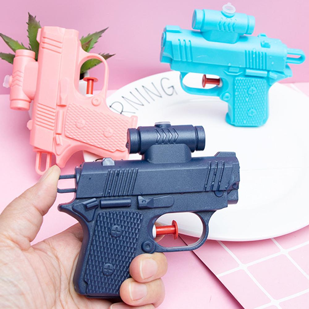 Novelty Reverse Spray Water Gun Double Switch Nozzle Prank Toy Portable Mini Pocket Squirt Gun for Summer Outdoor Pool Beach