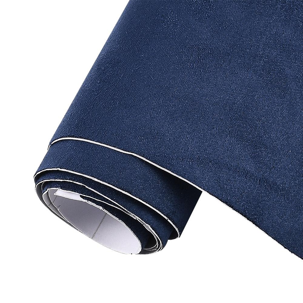 1x бархатный небольшой лист наклеек для украшения салона автомобиля, замшевая тканевая пленка для внутренней отделки двери, наклейки на панель передач, размер по желанию