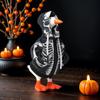 Car Shift Cover Porch Goose Decoration Gear Lever Protection Handle Cover Creative Halloween Gift Punk Style Skull Hoodie