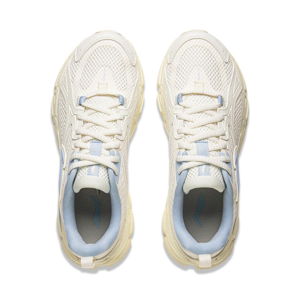 Li Ning Xiaoyao Ретро Тренд Легкие Амортизирующие Повседневные Кроссовки для Бега Женские Кроссовки Светло-Голубые ARXV004-3