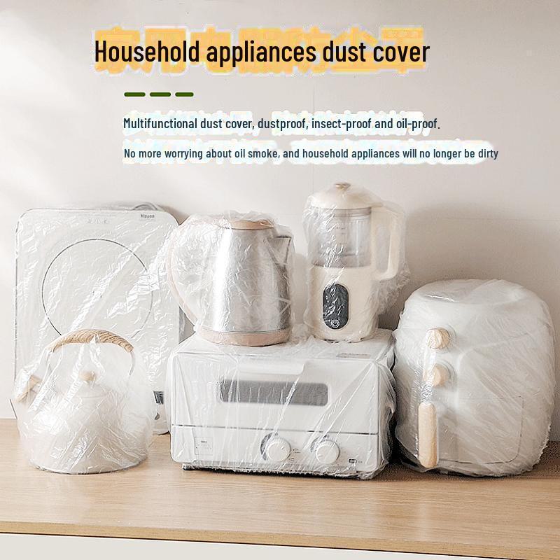 Large Disposable Dust Cover for Kitchen Appliances (Air Fryer, Rice Cooker, Electric Fan, Microwave)