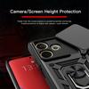 KEYSION Противоударный защитный чехол для OPPO A5 Pro 5G Силиконовый + Поликарбонатный слайдер для камеры Защитное кольцо Подставка для телефона Чехол для OPPO A5 Pro