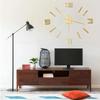 Horloge Murale - VIDAXL - 3D Design Moderne - Doré - 100 cm - Intérieur