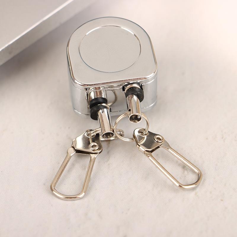 Металлическая выдвижная пряжка 25 мм, двойная выдвижная леска, защита от потери рыболовных снастей, наружная выдвижная легко выдвижная пряжка из сплава