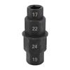 Motorcycle Front Rear Wheel Axle Hex Spindle Driver Socket Tool 17192224mm Chrome Vanadium Steel