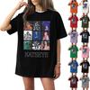 Women's Round Neck Printed Short-sleeved T-shirt Top