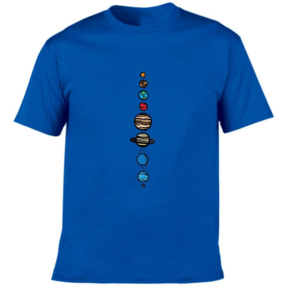 Planets Print Men S Funny Summer T Shirt Fashion Short Sleeve Streetwear Harajuku Graphic Tees Men