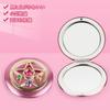Portable Makeup Flat Mirror Magnifying Clamshell Foldable Metal Sailor Moon Crystal Star Perfect for and Parties J-ouuo Mirror, Double-Sided + Glass,