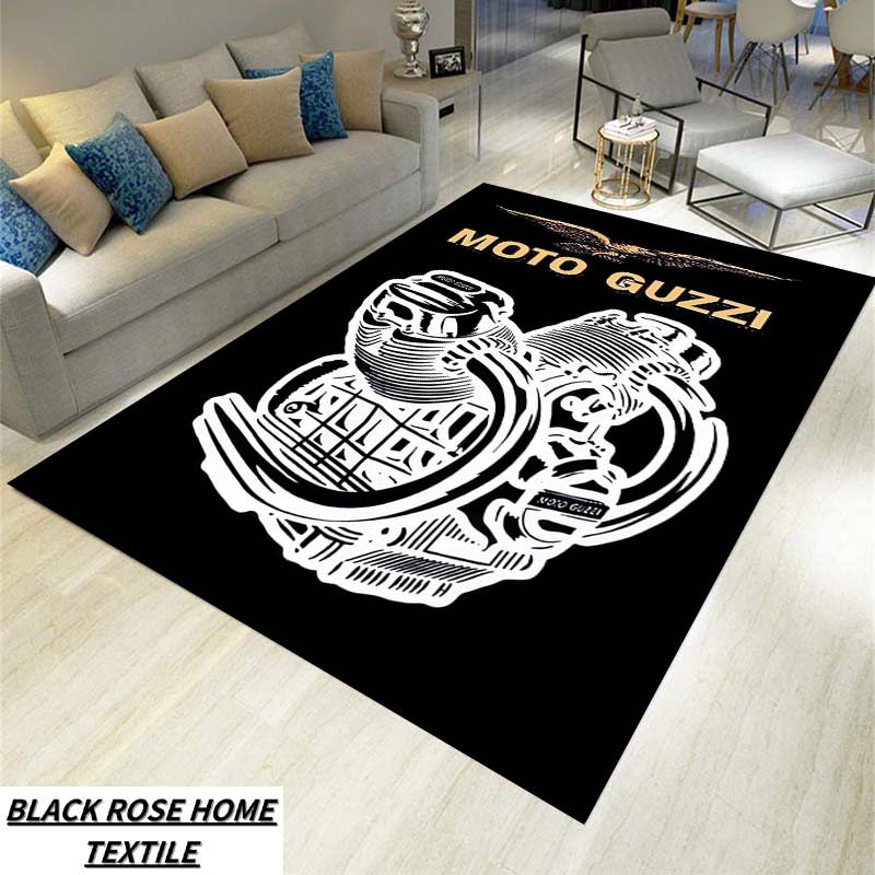 20 Style Retro Motorcycle Moto G-Guzzi Carpet Living Room Sofa Kitchen Table Floor Mat Fashion Decoration Leisure Anti slip Rug
