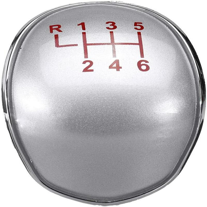 6-скоростная ручка переключения передач, крышка с красным узором для FORD Fiesta Focus ST Transit