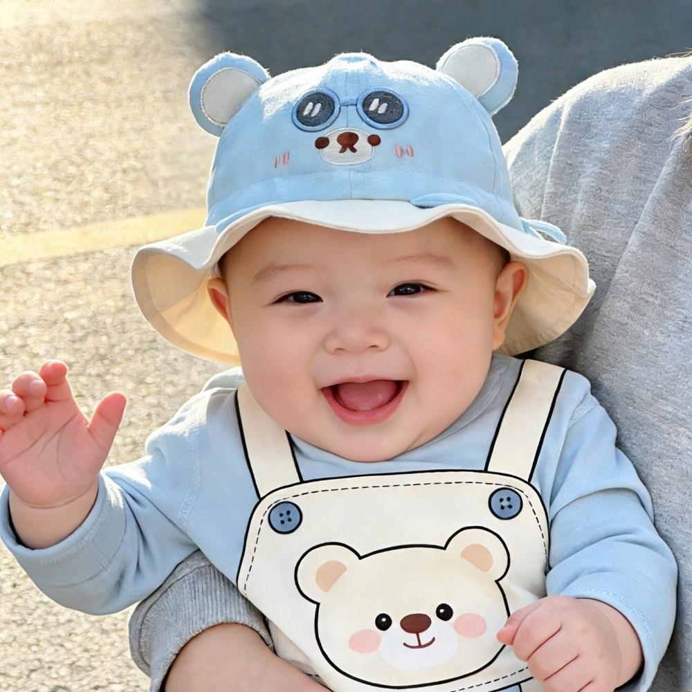 Soft Baby Hat Breathable Shade Hat Cute Children's Fishing Hat When Going Out