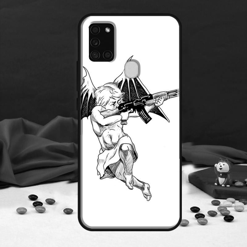 Чехол с пистолетом Ak 47 для Samsung Galaxy A34 A54 A14 A53 A13 A51 A71 A50 A12 A22 A32 A52 A72, чехол для телефона