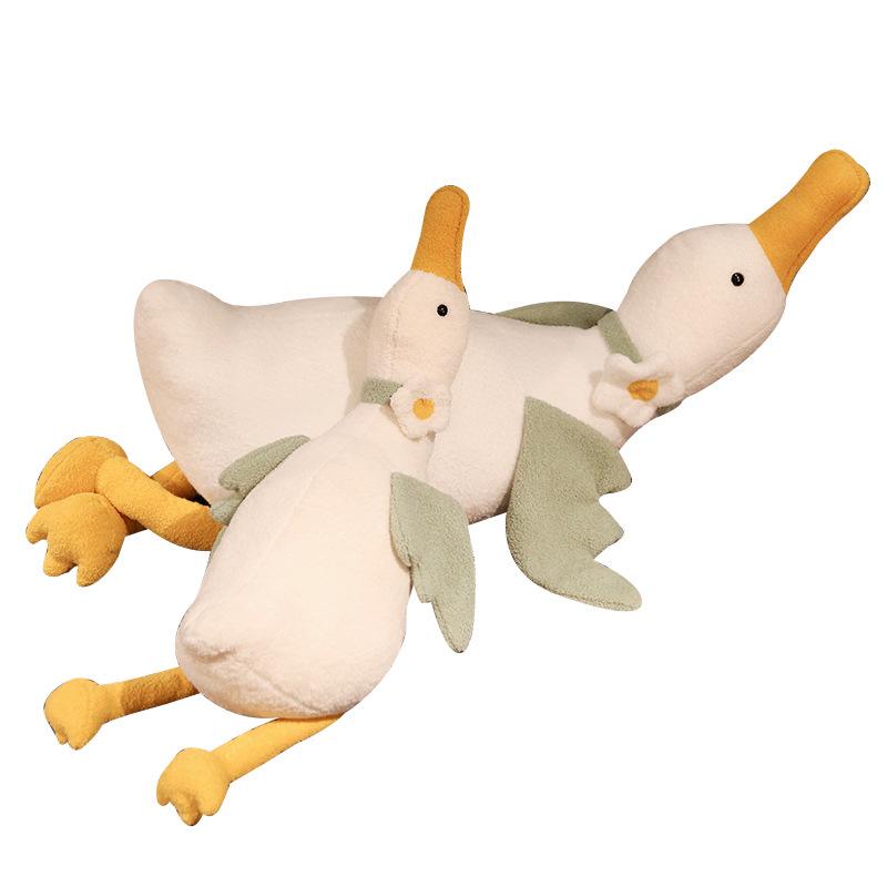 Cartoon Big Goose Doll Plush Toy Big White Goose Doll Children Girl Sleeping Soothing Pillow Doll
